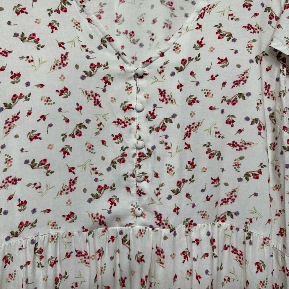 J for Justify Floral Dress 1X Boho Cottagecore Country Western Style Dress - Picture 8 of 16